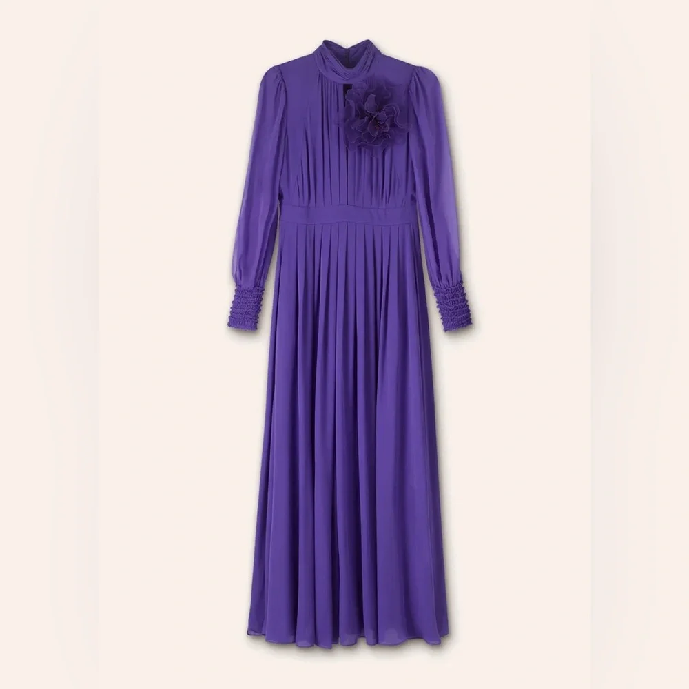 Me+Em Silk Full-Length Dress - Picture 8 of 9